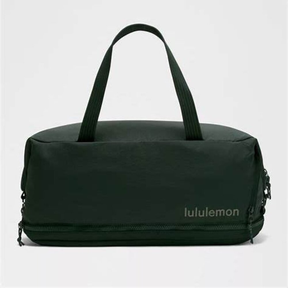 3-in-1 Gym Duffle Bag 30L — Rainforest Green